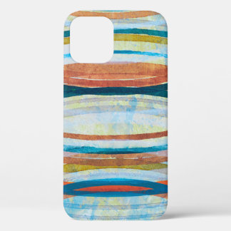 Case-Mate iPhone Case Un détail d'une peinture abstraite ; rin concentri