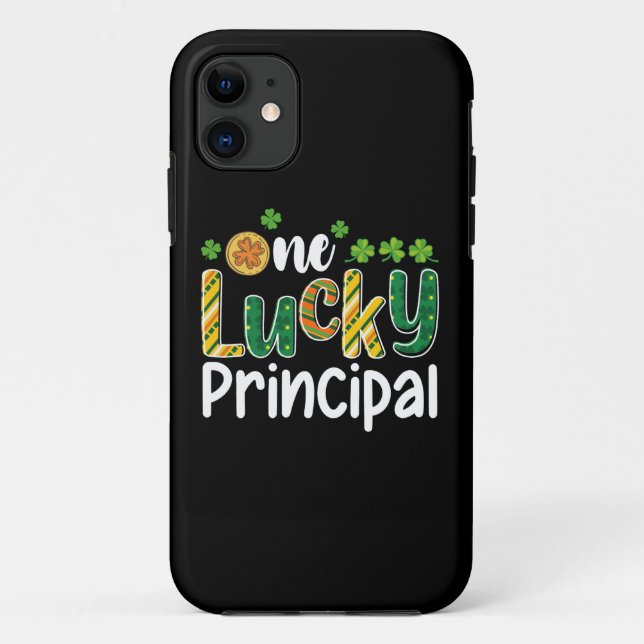 Coques Case-Mate iPhone Un directeur d'école chanceux à la Saint-Patrick (Dos)