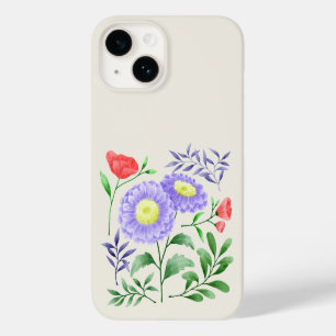 Coque Case-Mate iPhone Un ensemble de fleurs peintes à l'aquarelle