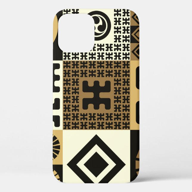 Coques Case-Mate iPhone Un ensemble de motifs sans couture de style japona (Verso)