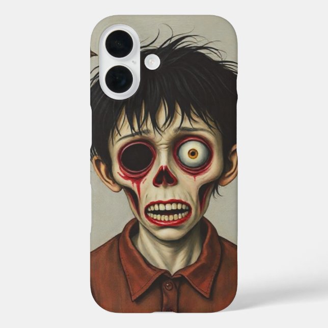 Coques Case-Mate iPhone Un garçon aux yeux triste (Verso)