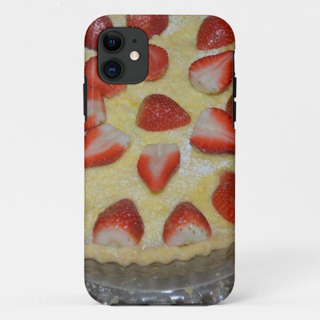 Coques Case-Mate iPhone Un gâteau aux fraises (Dos)