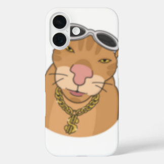 Coque Pour iPhone 16 un gato rapero