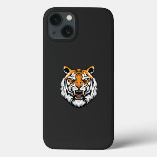 Case-Mate iPhone Case un gros plan du visage d'un tigre sur un arrière -