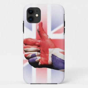 Coque Case-Mate iPhone Un gros pouce "comme" avec le drapeau Union Jack