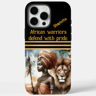 Coque iPhone 16 Pro Max Un guerrier à la force du lion