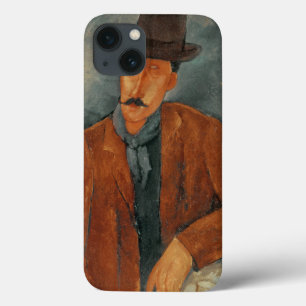 Coque Case-Mate iPhone Un homme assis se penchant sur une table