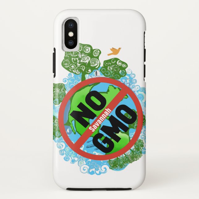 Coques Case-Mate iPhone Un iphone 5 sans OGM personnalisé (Dos)