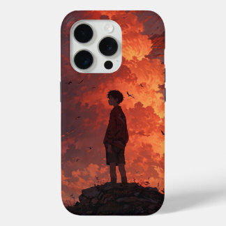 Coque Case-Mate iPhone Un jeune homme à l'horizon – Ciel cinématique de T