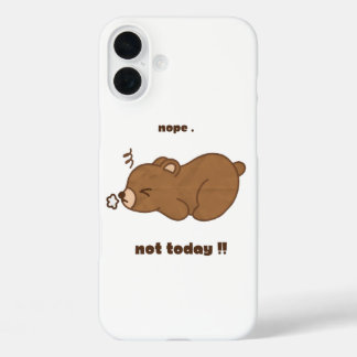 Coque Pour iPhone 16 Plus Un joli ours paresseux