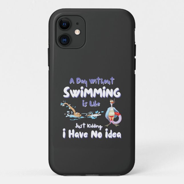 Coques Case-Mate iPhone Un Jour Sans Amusement De Nage (Dos)