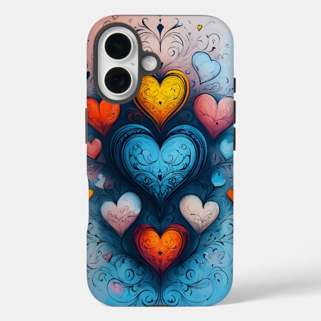 Coques Case-Mate iPhone Un kaléidoscope d'amour : une oreille vibrante (Verso)
