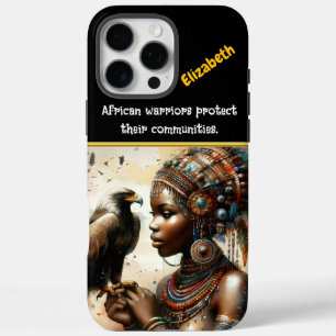 Coque iPhone 16 Pro Max Un lien de guerrier avec l'aigle à l'aube