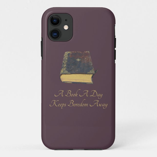 Coques Case-Mate iPhone Un Livre Par Jour Empêche L'Ennui (Dos)