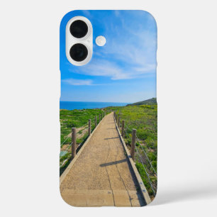 Coque Pour iPhone 16 un long sentier sinueux à Point Dume