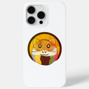 Coque Case-Mate iPhone Un mignon hamster en caricature avec une écharpe m