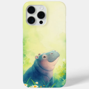 Coque Case-Mate iPhone Un moment de calme pour un hippopotame