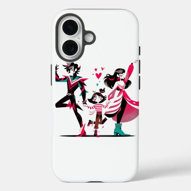 Coques Case-Mate iPhone Un moment de famille fantasque (Verso)