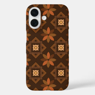 Coque Pour iPhone 16 Un motif africain intemporel au motif floral