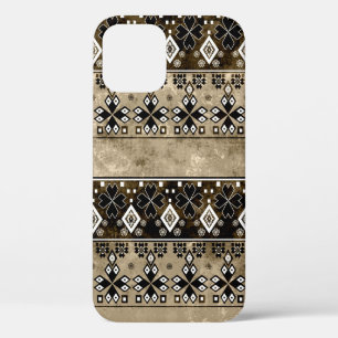 Case-Mate iPhone Case Un motif de groupe ethnique boho grunge. Imprimé 