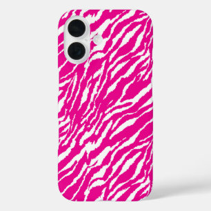 Coque Pour iPhone 16 Un motif floral complexe en rose et blanc, art