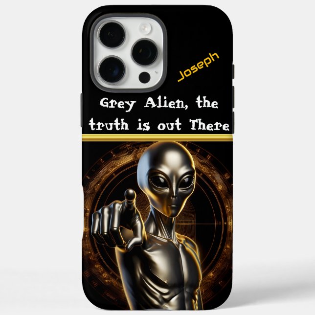 Coques Case-Mate iPhone Un mystérieux Alien s'éloigne des ombres de la zon (Verso)