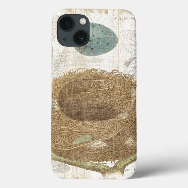 Coques Case-Mate iPhone Un nid d'oiseaux avec un oeuf décoratif (Verso)