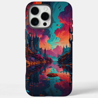 Coque iPhone 16 Pro Max Un paysage de rêve dynamique