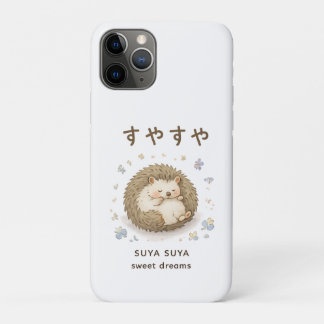 Case-Mate iPhone Case Un petit hérisson profitant d'une sieste paisible