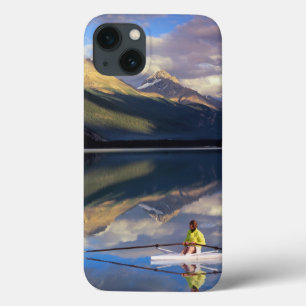 Coque Case-Mate iPhone Un rameur sur le lac Banff au Canada MR)