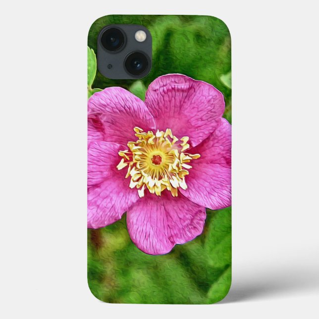 Coques Case-Mate iPhone Un Rose sauvage (Verso)