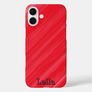 Coque Pour iPhone 16 Plus Un rouge vif