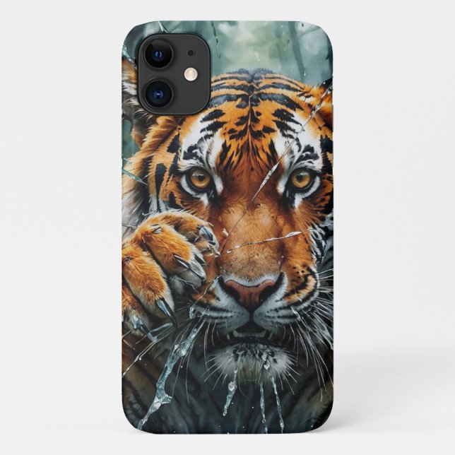 Coques Case-Mate iPhone Un tigre qui traverse (Dos)