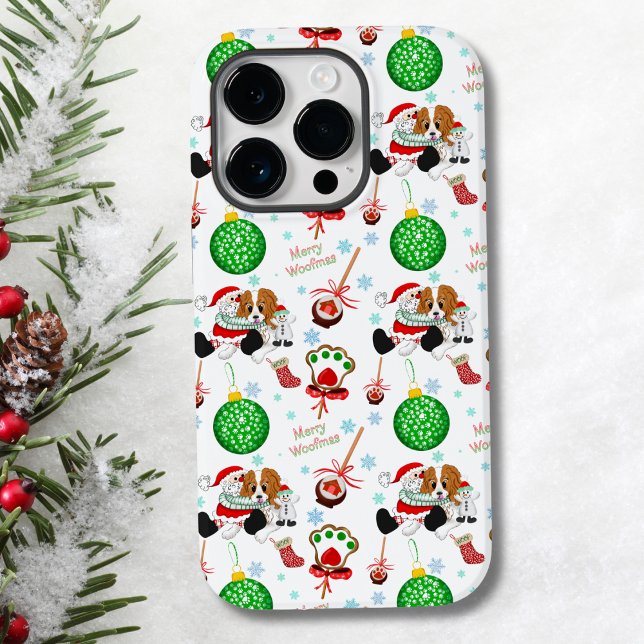 Coques Case-Mate iPhone Un très joyeux Noël Cavalier King Charles (Créateur téléchargé)