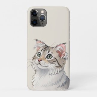 Case-Mate iPhone Case Une aquarelle American Curl, chat