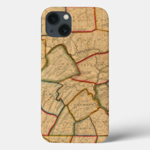 Coques Pour iPhone Une carte de l'état de la Pennsylvanie