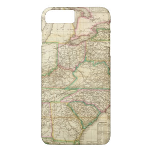 Coque Case-Mate iPhone Une carte des routes, des canaux et du bateau de
