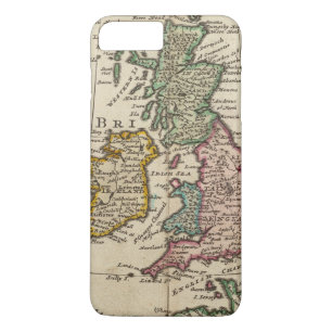 Coque Case-Mate iPhone Une carte générale de la Grande-Bretagne et de
