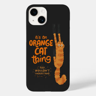 Coque Case-Mate iPhone Une Chose de Chat Orange - Drôle de Chat Tabby Sus