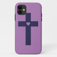 Une croix avec cœur