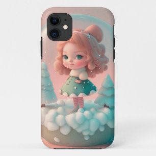 Case-Mate iPhone Case Une drôle de petite poupée sur un nuage