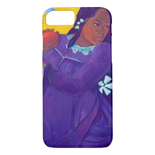 Coques Case-Mate iPhone Une femme avec un manchot, Gauguin (Dos)