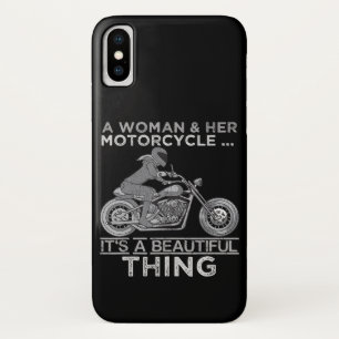Case-Mate iPhone Case Une Femme Et Son Cadeau D'Art Moto Pour Les Vélos