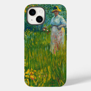Coque Case-Mate iPhone Une femme marchant dans un jardin - Vincent van Go