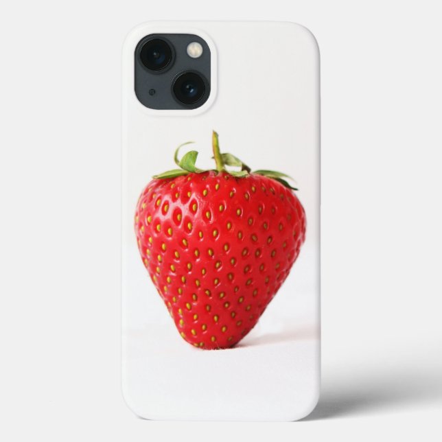 Coques Case-Mate iPhone Une iphcna de fraise rouge (Verso)