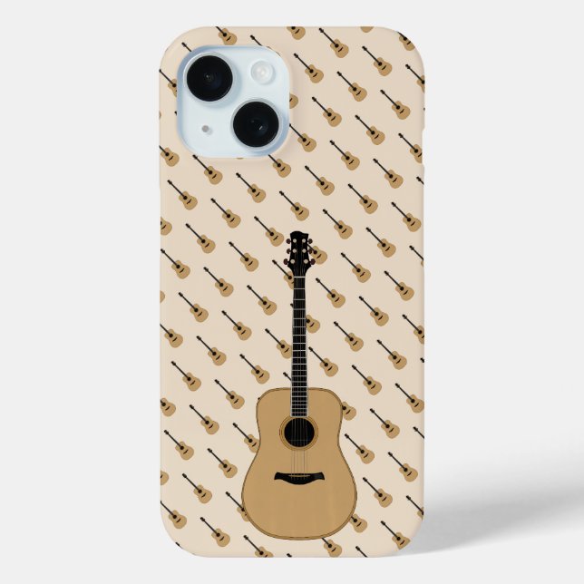 Coques Case-Mate iPhone Une jolie guitare (Verso)