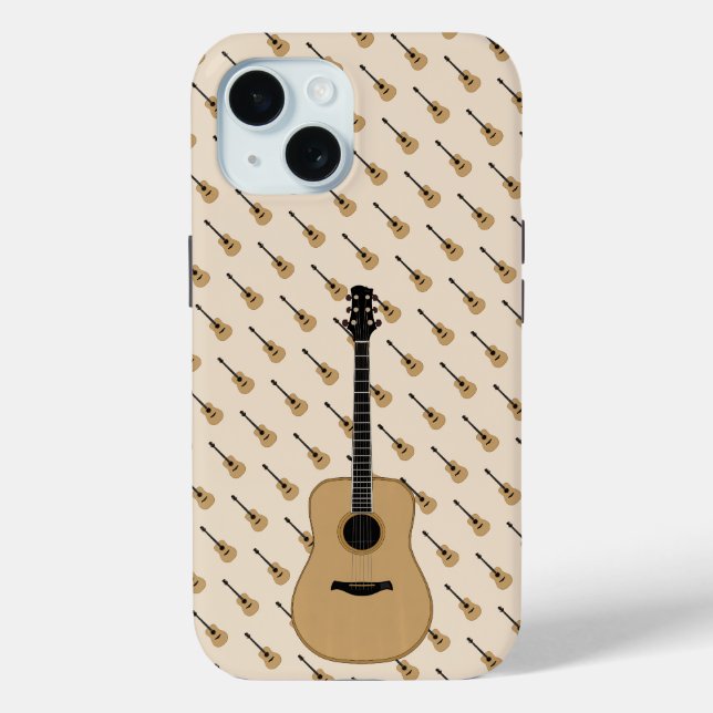 Coques Case-Mate iPhone Une jolie guitare (Verso)