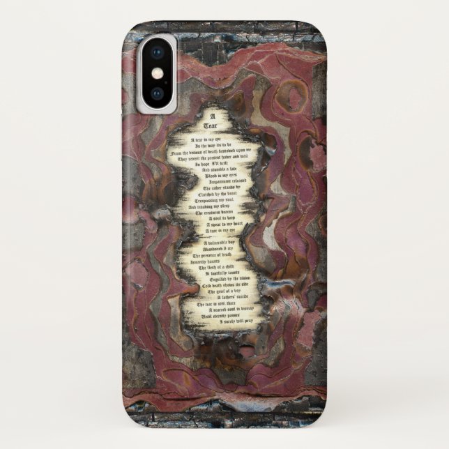 Coques Case-Mate iPhone Une larme (Dos)