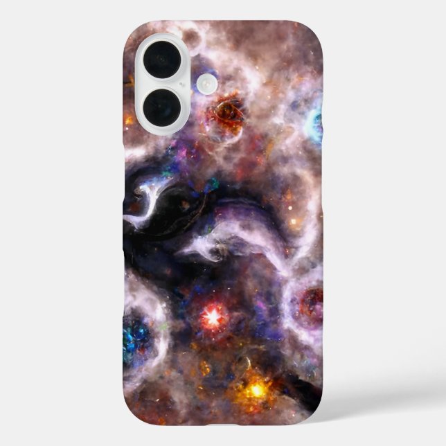 Coques Case-Mate iPhone Une Nebula galactique Abstraite captivante (Verso)