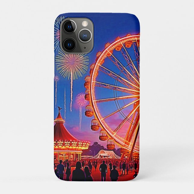 Coques Case-Mate iPhone Une nuit de lumières festives (Dos)